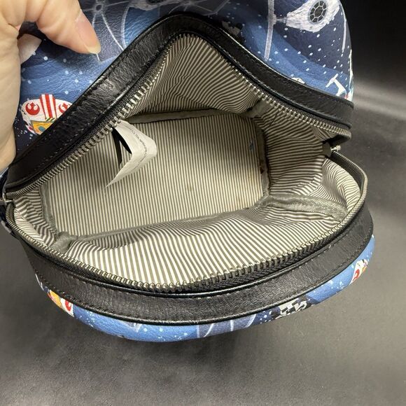 Loungefly Star Wars Mini Backpack Chibi Style X Wing and Tie Fighter - Picture 5 of 7